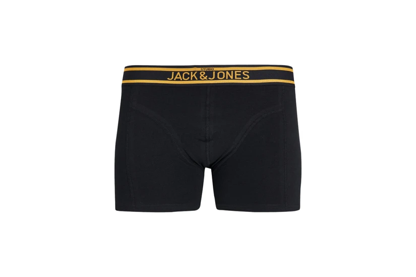 Jack And Jones Jacmarc Ανδρικά Μπόξερ Εσώρουχα Μαύρα 3 Τεμάχια
