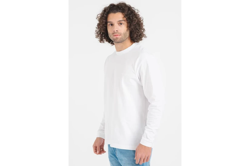 Jack & Jones Jcokinetic Ανδρική Μπλούζα με Λαιμόκοψη Λευκή