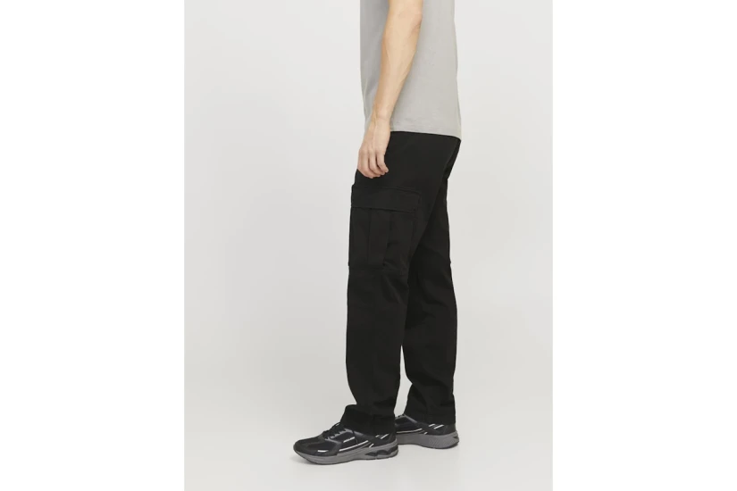 Jack And Jones Ανδρικό Παντελόνι Cargo Μαύρο