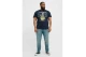 Jack And Jones Ανδρικό Κοντομάνικο T-Shirt Μπλε Σκούρο