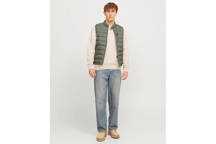 Jack & Jones Jjmac Light Bodywarmer Ανδρικό Μπουφάν Πράσινο