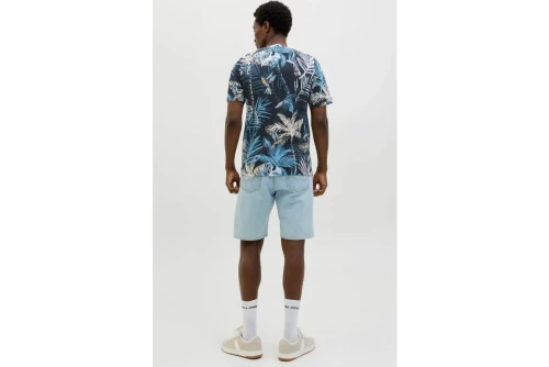 Jack And Jones Jjhawaii Aop T-Shirt Ανδρικό (12269312 SKY CAPTAIN)
