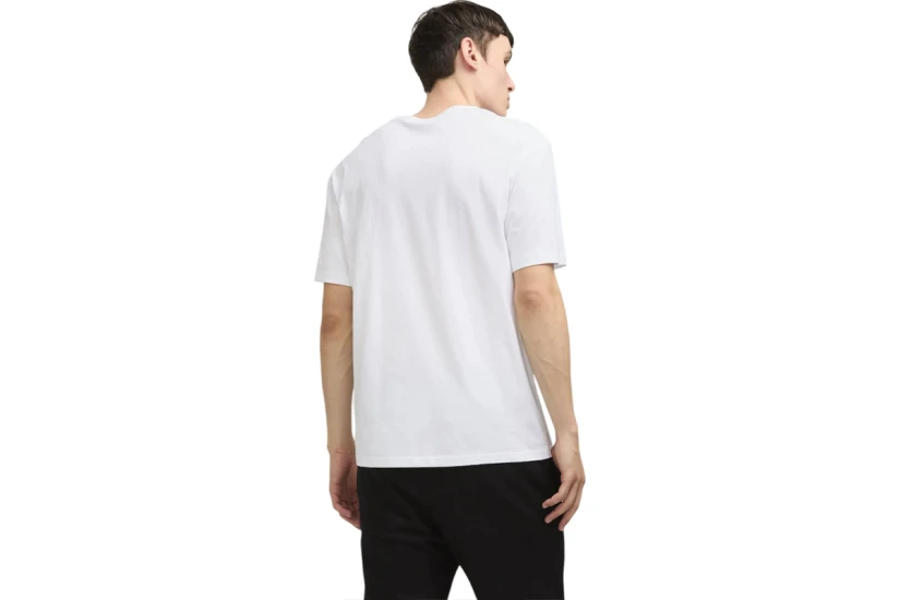 Jack & Jones Jjtaka Ανδρικό Κοντομάνικο T-Shirt Λευκό