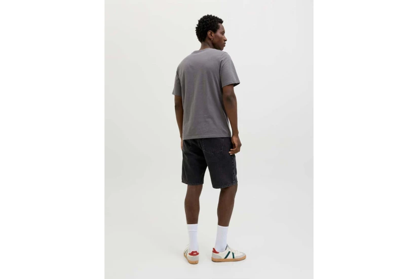 Jack And Jones Jjjaxon Ανδρικό Κοντομάνικο T-Shirt Ανθρακί