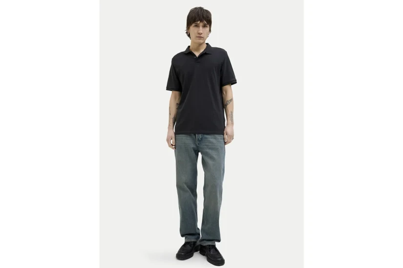 Jack And Jones Kane Ανδρικό Κοντομάνικο T-Shirt Μαύρο