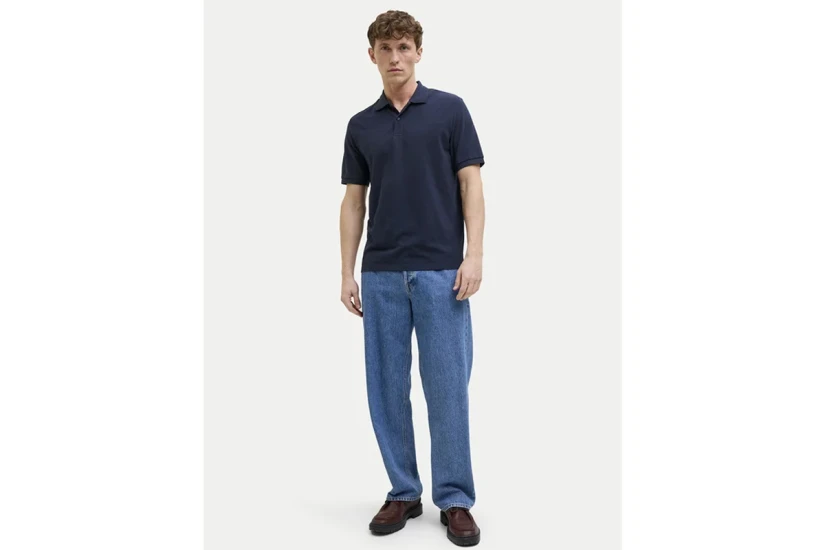 Jack And Jones Kane Ανδρικό Κοντομάνικο T-Shirt Μπλε Σκούρο