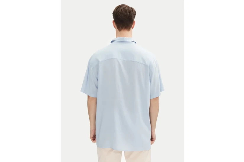 Jack & Jones Jorjoshua Ανδρικό Κοντομάνικο Πουκάμισο Σιέλ