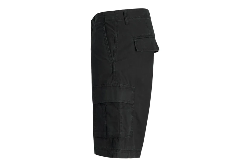 Jack And Jones Ανδρική Βερμούδα Cargo Μαύρη