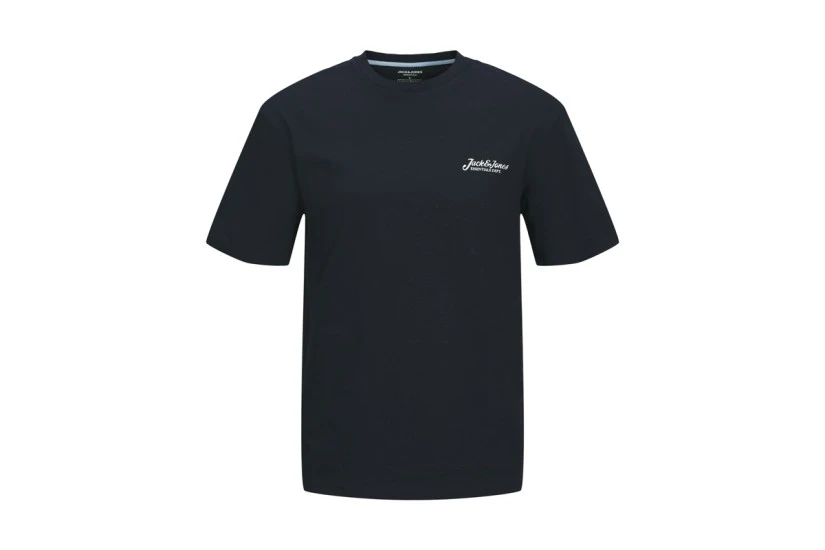 Jack & Jones Jjbeau Ανδρικό Κοντομάνικο T-Shirt Μπλε Σκούρο