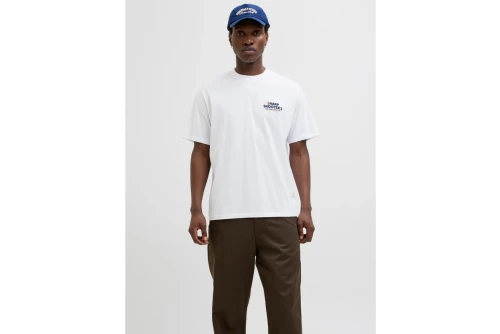 Jack And Jones Jorbigwig T-Shirt Ανδρικό (12275396 BRIGHT WHITE-SHARP)