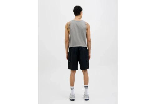Jack And Jones Jcosago Small Logo Μπλούζα Αμάνικη Ανδρική (12276727 GRAY FLANNEL)