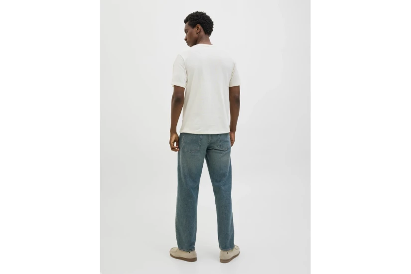 Jack And Jones Ανδρικό Κοντομάνικο T-Shirt Εκρού