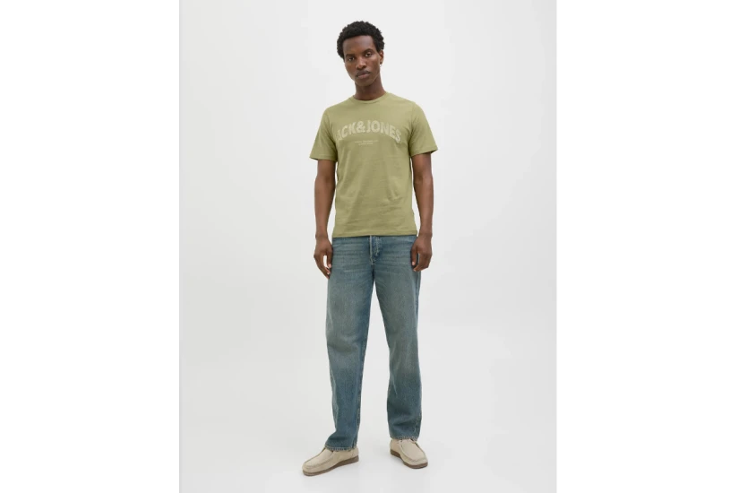 Jack And Jones Ανδρικό Κοντομάνικο T-Shirt Χακί