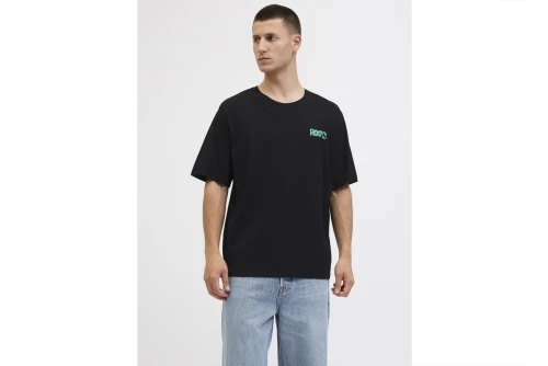 Jack And Jones Jjwobly T-Shirt Ανδρικό (12278541 BLACK)