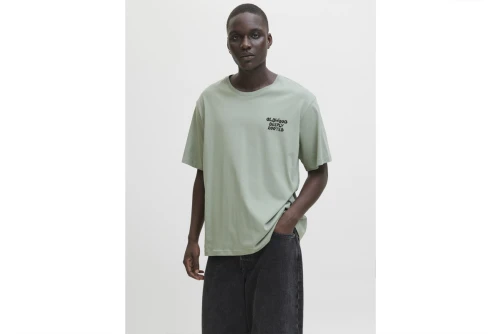 Jack And Jones Jjwobly T-Shirt Ανδρικό (12278541 ICEBERG GREEN)
