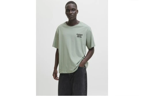 Jack And Jones Jjwobly T-Shirt Ανδρικό (12278541 ICEBERG GREEN)