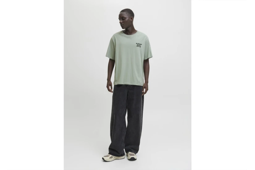 Jack And Jones Jjwobly Ανδρικό Κοντομάνικο T-Shirt Φυστικί