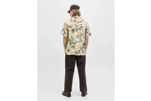 Jack And Jones Jprbluhendrix Print Πουκάμισο Κοντομάνικο Ανδρικό (12278994 SILVER LINING)