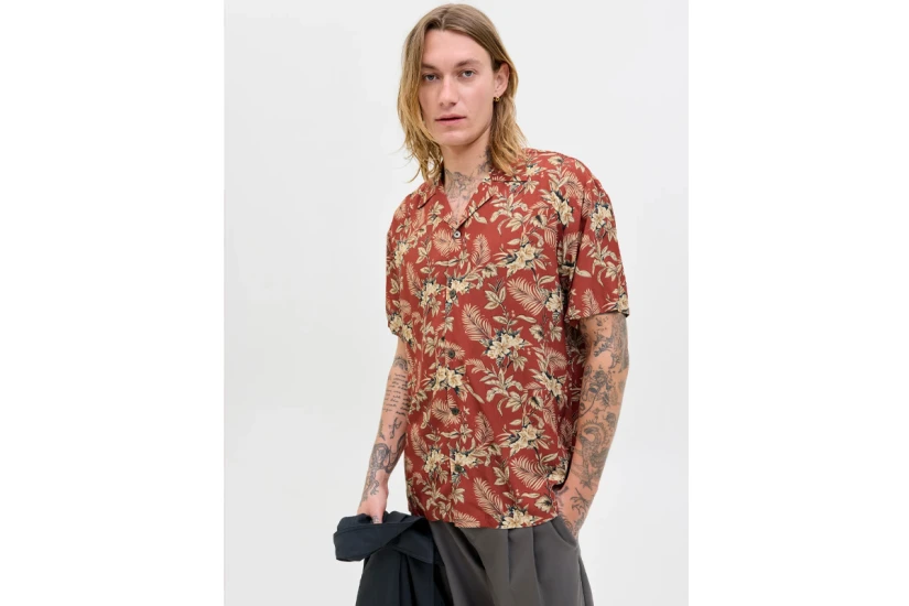 Jack And Jones Ανδρικό Κοντομάνικο Πουκάμισο