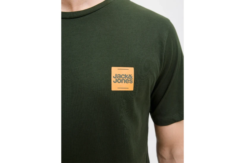 Jack And Jones Ανδρικό Κοντομάνικο T-Shirt Κυπαρισσί