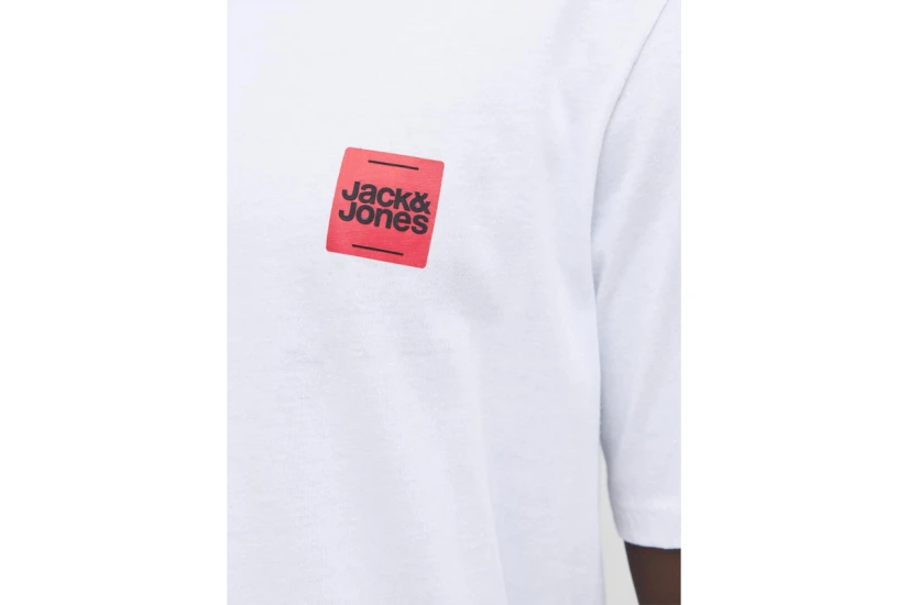 Jack And Jones Ανδρικό Κοντομάνικο T-Shirt Λευκό