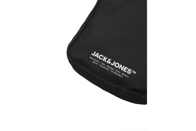 Jack And Jones Jacteak Ανδρικό Τσαντάκι Χιαστί - Ώμου Μαύρο 
