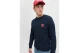 Jack And Jones Ανδρική Μακρυμάνικη Μπλούζα με Λαιμόκοψη Μπλε Σκούρο