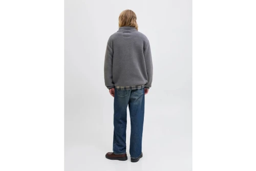Jack And Jones Jjthatcher Ζακέτα Fleece Ανδρική (12279290 CASTLEROCK)