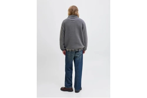 Jack And Jones Jjthatcher Ζακέτα Fleece Ανδρική (12279290 CASTLEROCK)