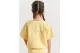 Body Talk Less Is More Mini Me Παιδικό Κοντομάνικο T-Shirt Κίτρινο