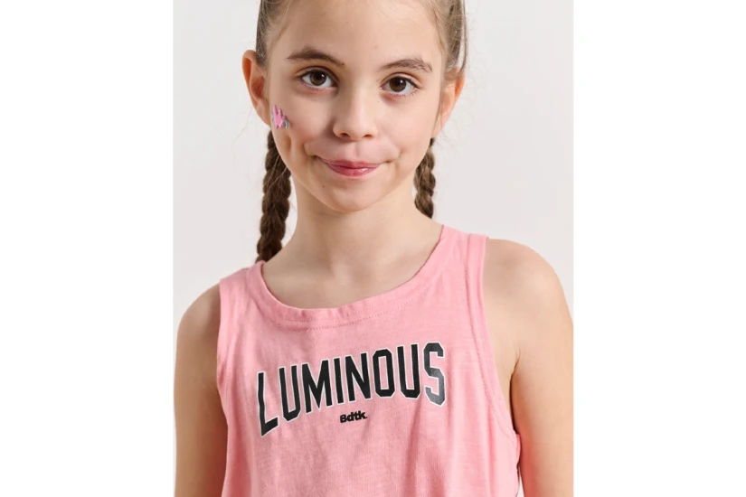 Body Talk LUMINOUS Παιδική Αμάνικη Μπλούζα Ροζ