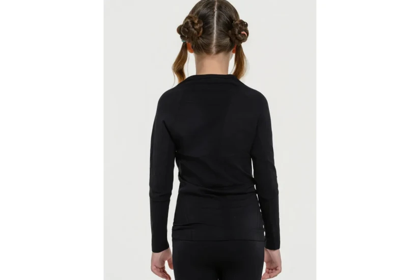 Body Talk Thermal Παιδική Μακρυμάνικη Ισοθερμική Μπλούζα Μαύρη