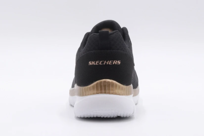 Skechers Bountiful Flex Appeal 3.0 Σνίκερς Μαύρα, Μπρονζέ, Λευκά