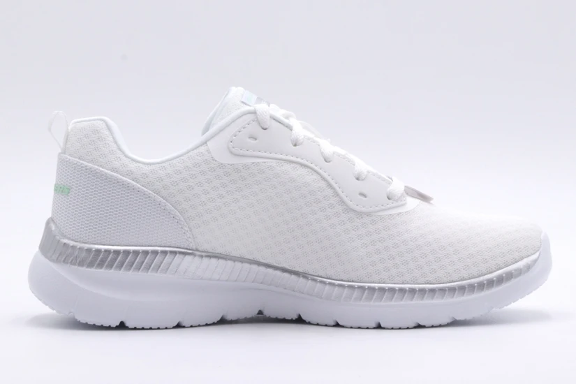 Skechers Bountiful Flex Appeal 3.0 Σνίκερς Λευκά, Ασημί