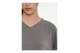 Body Talk Γυναικείο Κοντομάνικο Cropped T-Shirt Γκρι