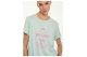 Body Talk Beyond Time Γυναικείο Κοντομάνικο T-Shirt Μέντα