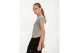Body Talk Modal Blend Γυναικείο Κοντομάνικο Crop Top Γκρι