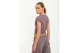 Body Talk Modal Blend Γυναικείο Κοντομάνικο Crop Top Σάπιο Μήλο