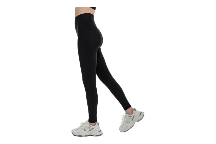 Body Talk Softness Gym Γυναικείο Ψηλόμεσο Αθλητικό Κολάν Μαύρο