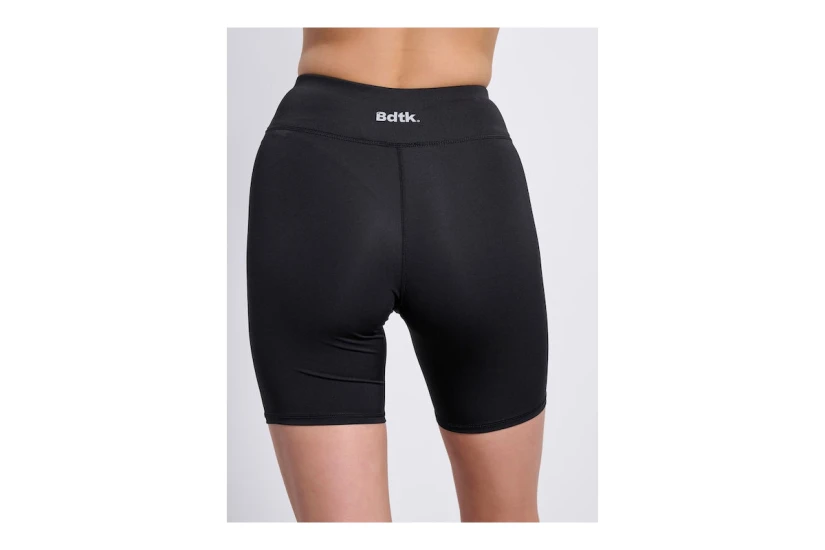 Body Talk High-Waisted Cycling Γυναικείο Κοντό Κολάν Μαύρο