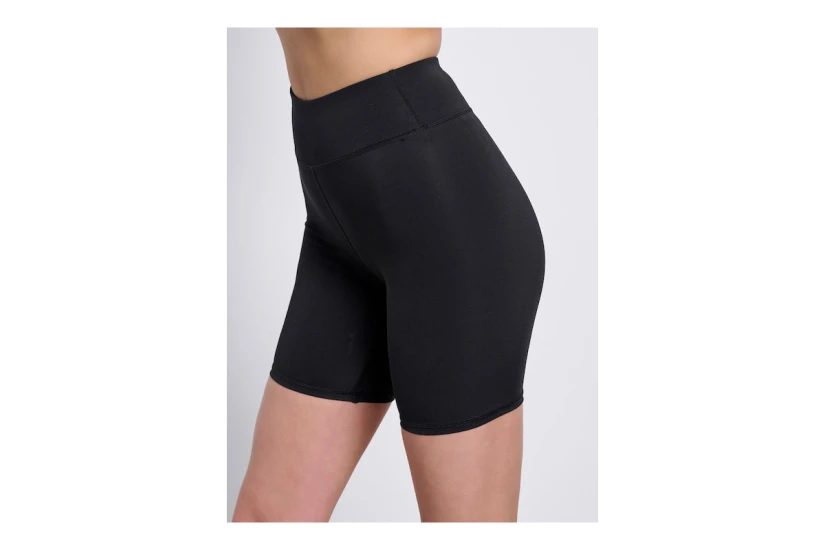 Body Talk High-Waisted Cycling Γυναικείο Κοντό Κολάν Μαύρο