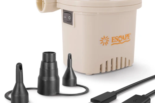 Escape Camping Τρόμπα Ηλεκτρική Επαναφορτιζόμενη 310L - Μπεζ (12708)