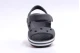 Crocs Crocband Βρεφικά-Παιδικά Σανδάλια Ανθρακί, Λευκά