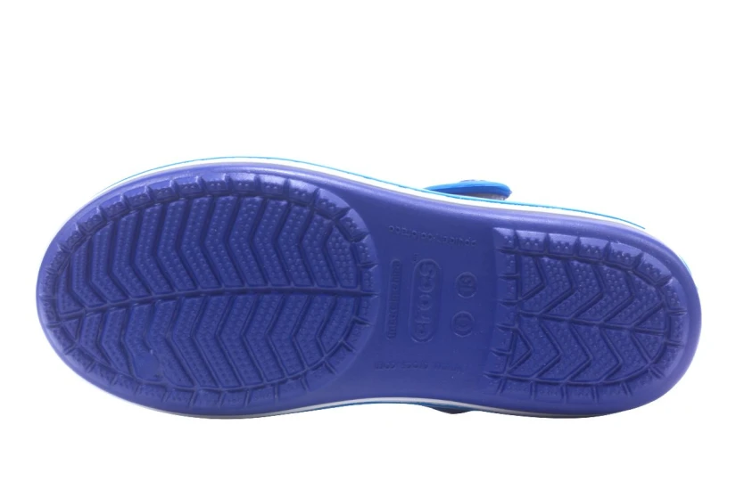 Crocs Crocband Βρεφικά-Παιδικά Σανδάλια Μπλε, Γαλάζιο, Λευκό