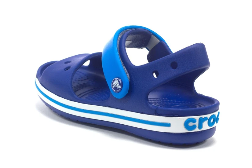 Crocs Crocband Βρεφικά-Παιδικά Σανδάλια Μπλε, Γαλάζιο, Λευκό