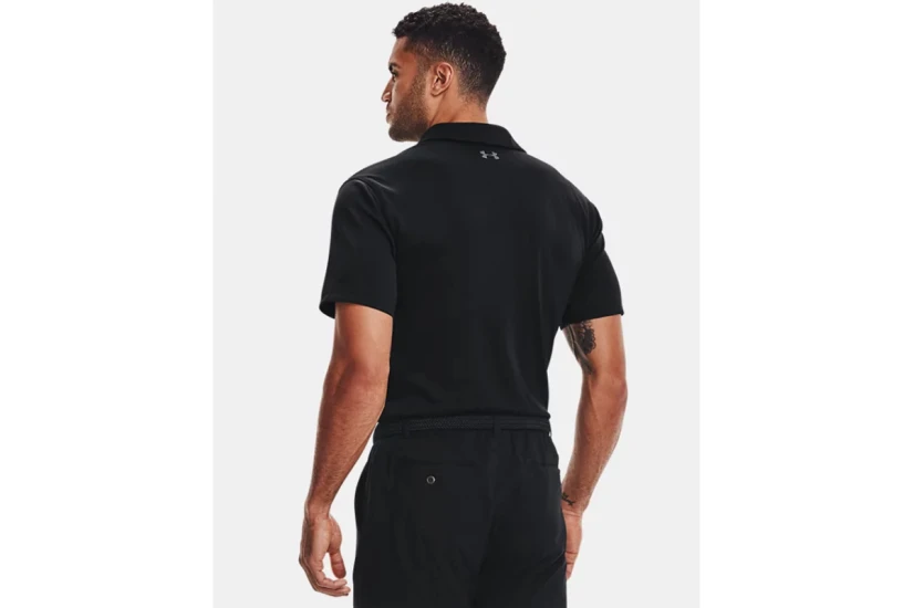 Under Armour Tech Ανδρικό Κοντομάνικο Polo T-Shirt Μαύρο