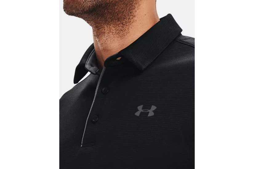 Under Armour Tech Ανδρικό Κοντομάνικο Polo T-Shirt Μαύρο