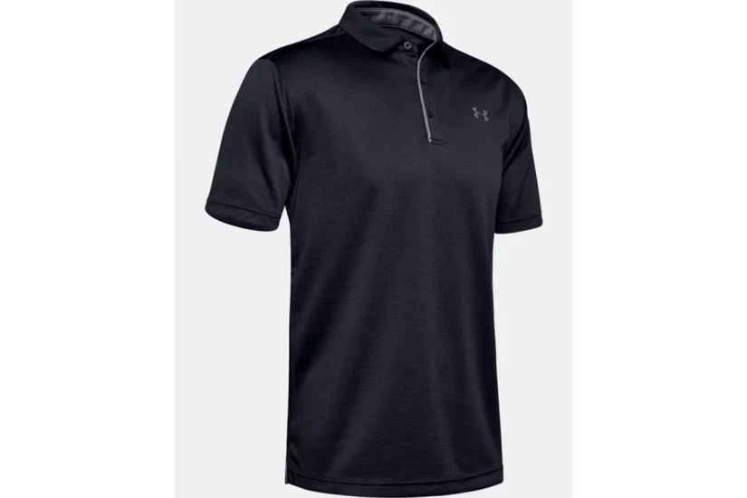 Under Armour Tech Ανδρικό Κοντομάνικο Polo T-Shirt Μαύρο