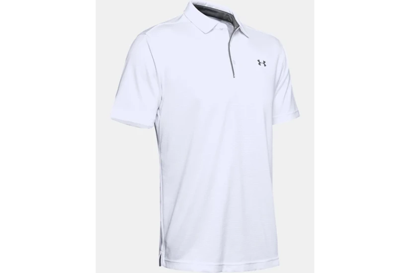 Under Armour Tech Ανδρικό Κοντομάνικο Polo T-Shirt Λευκό