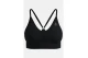 Odlo Seamless Low Padded Γυναικείο Μπουστάκι Μαύρο